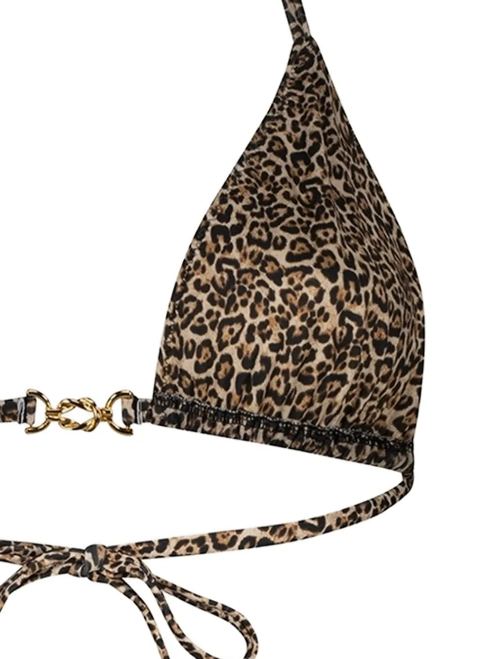  Paramidonna Bikini Gia Con Estampado De Leopardo - Marrón 