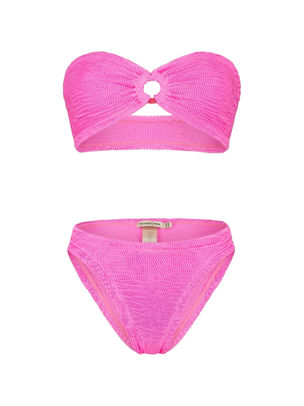 PARAMIDONNA Bikini Chloe con dettaglio cut-out - Rosa