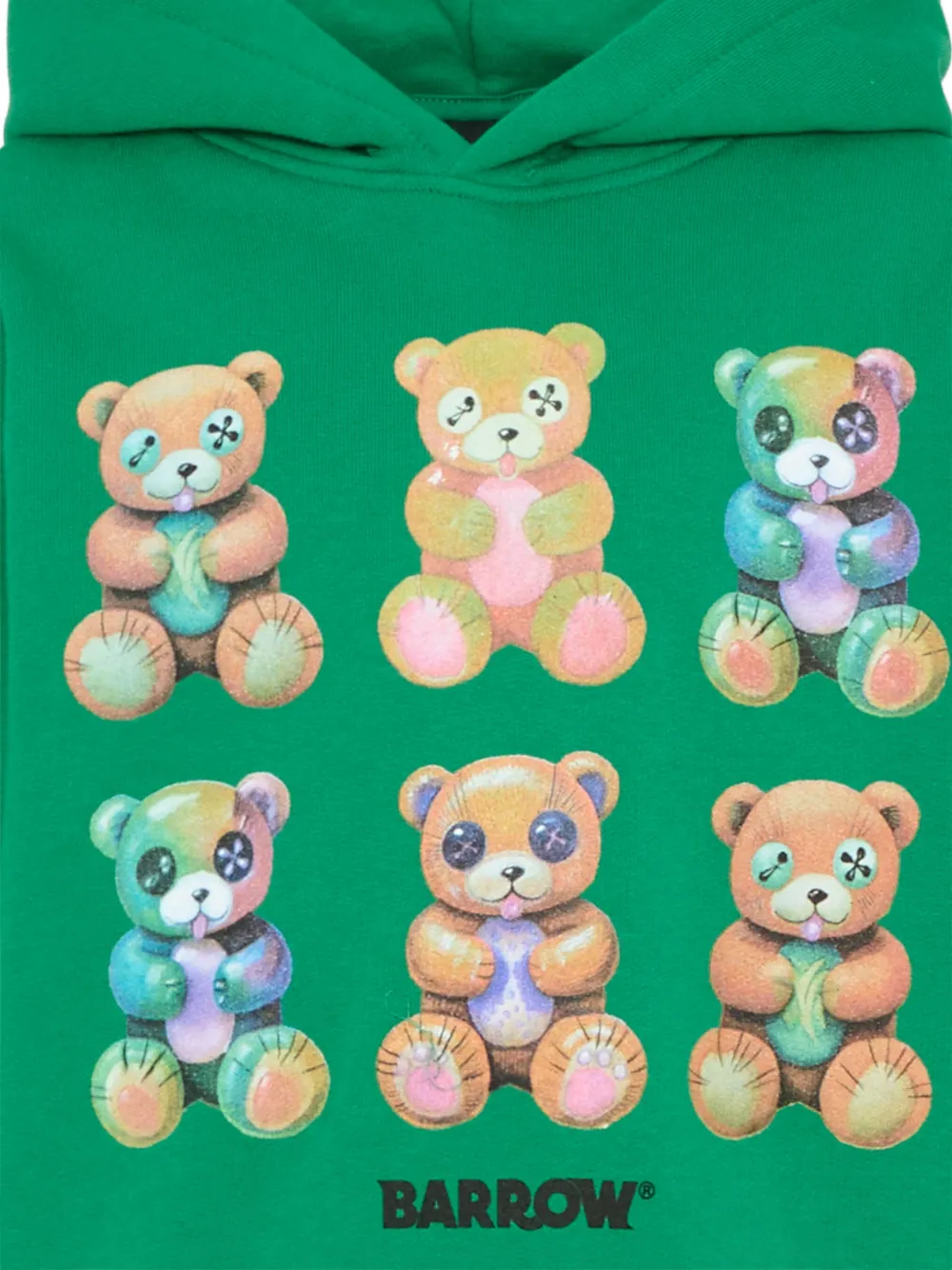 Teddy-Print Hoodie