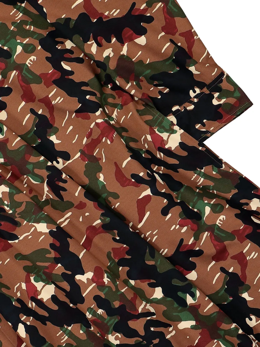 Walter Van Beirendonck Painter jas met camouflageprint Bruin