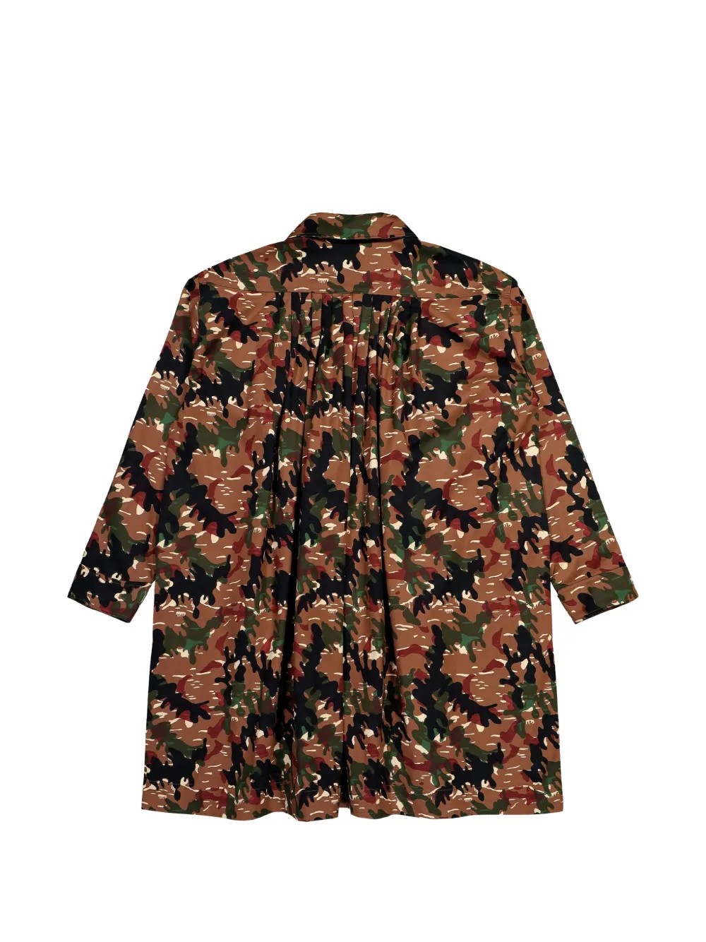 Walter Van Beirendonck Painter jas met camouflageprint Bruin