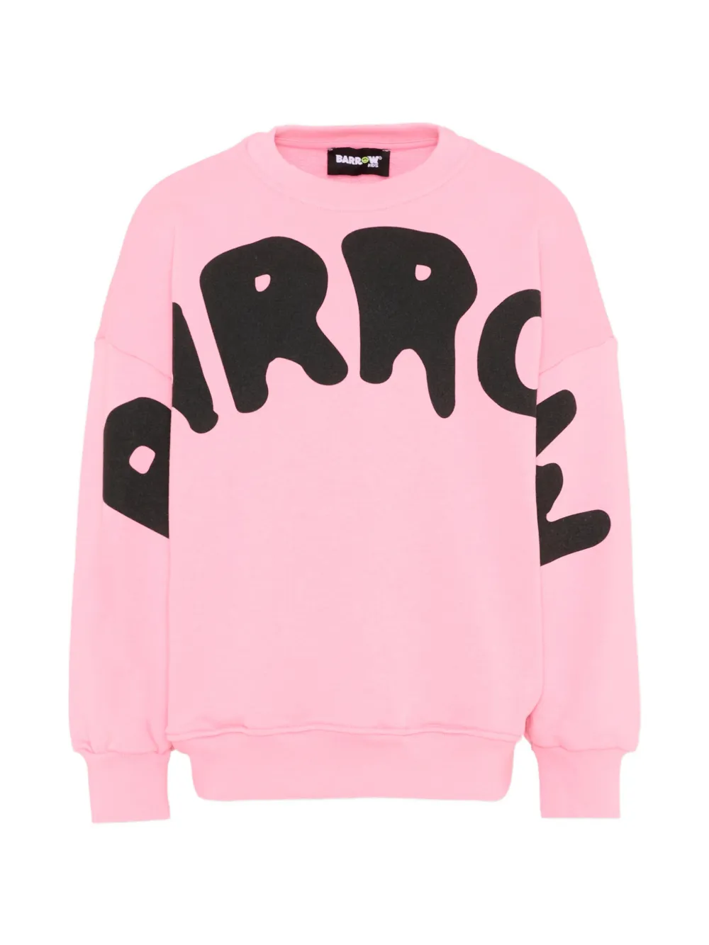 Barrow kids graphic crew-neck sweatshirt - Rosa