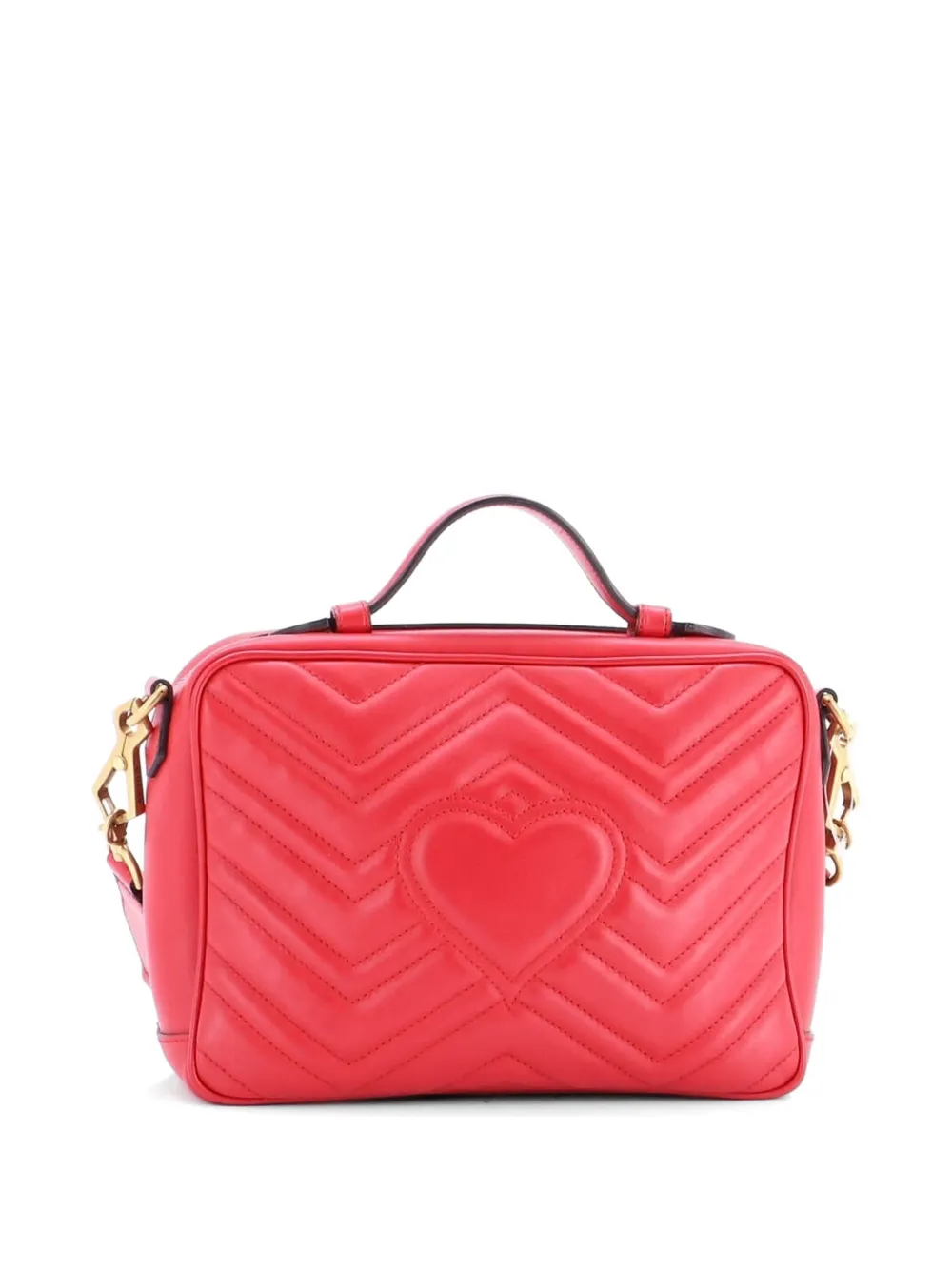 Gg Marmont Zip Around Camera Bag Matelasse Leather Small Shoulder Bag