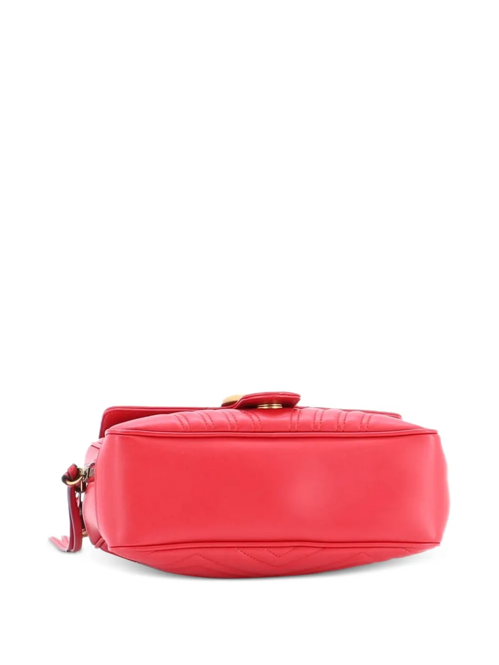 Gg Marmont Zip Around Camera Bag Matelasse Leather Small Shoulder Bag