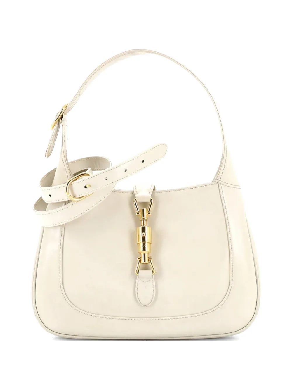Gucci Pre-Owned Jackie 1961 Leather Small hobo bag - Nude