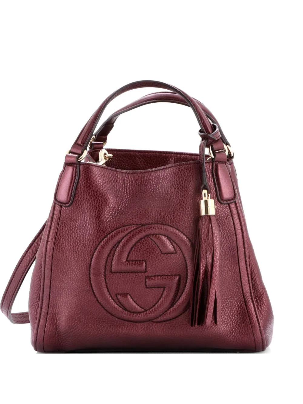 Gucci Pre-Owned Soho Convertible Leather Small shoulder bag - Viola