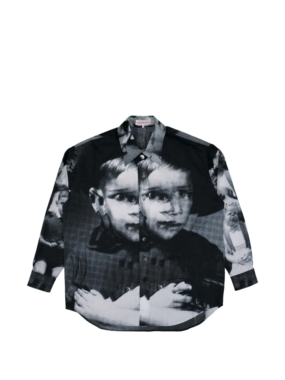 Walter Van Beirendonck print button shirt - Nero