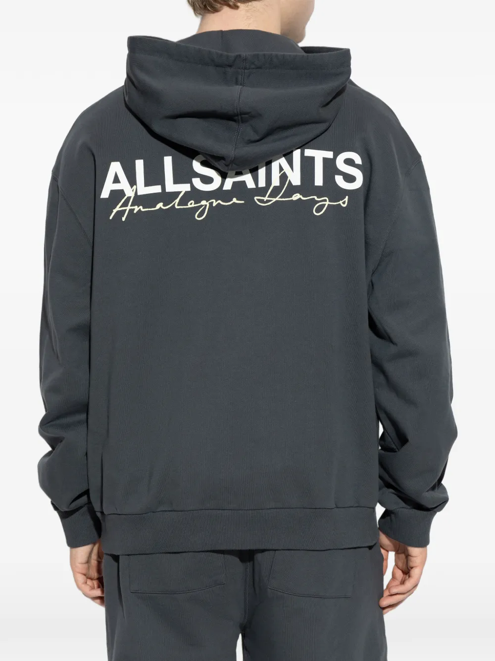 AllSaints Hoodie met print Zwart