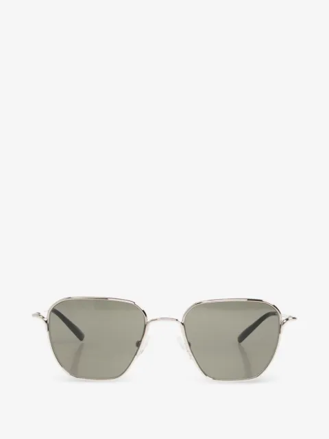Alexander McQueen geometric-frame sunglasses