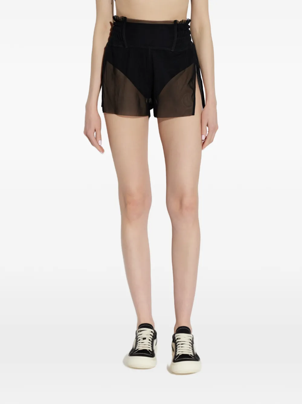  Rick Owens Elasticated-waistband Shorts - Black 