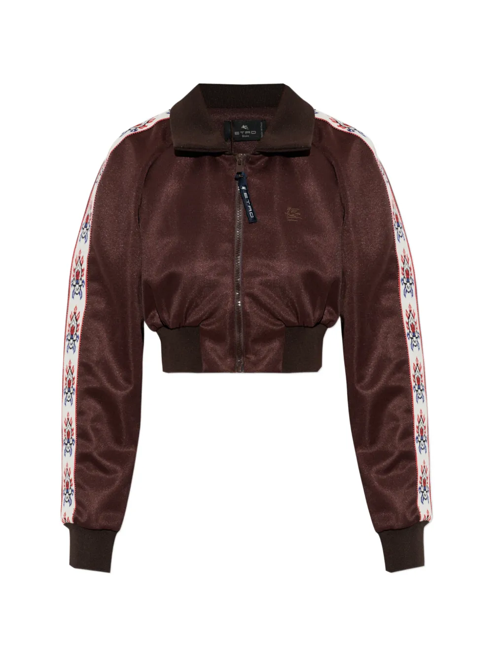 ETRO zipped long-sleeve jacket - Marrone