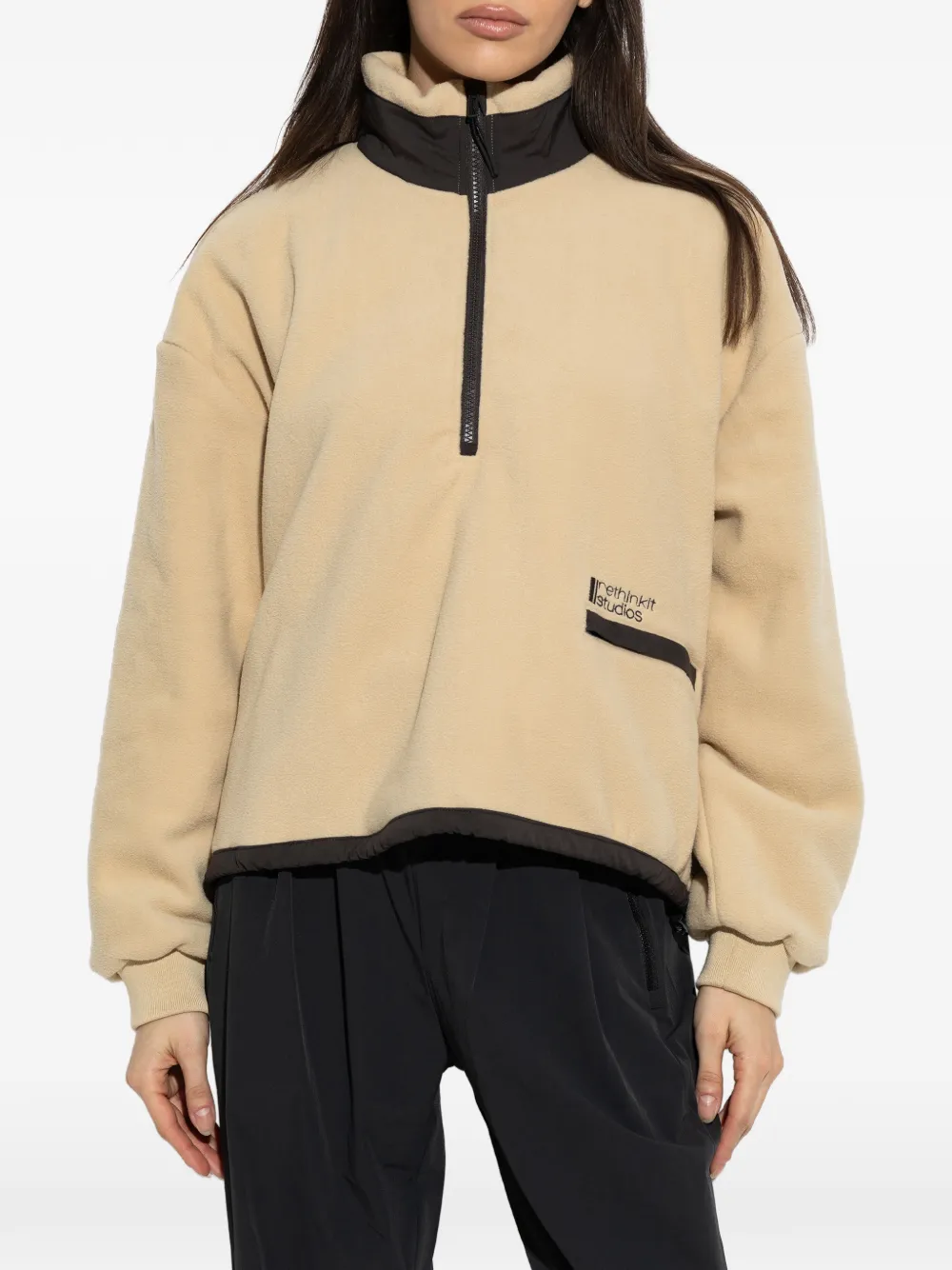  Rethinkit Studios Half-zip Sweater - Neutrals 