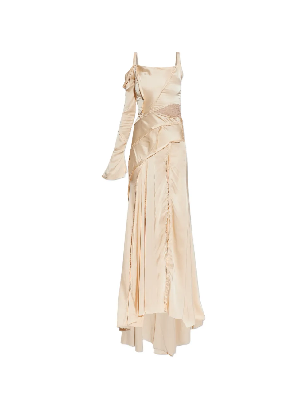 Blumarine satin dress - Nude