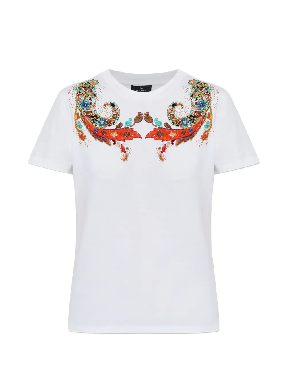 ETRO paisley-print T-shirt - Bianco