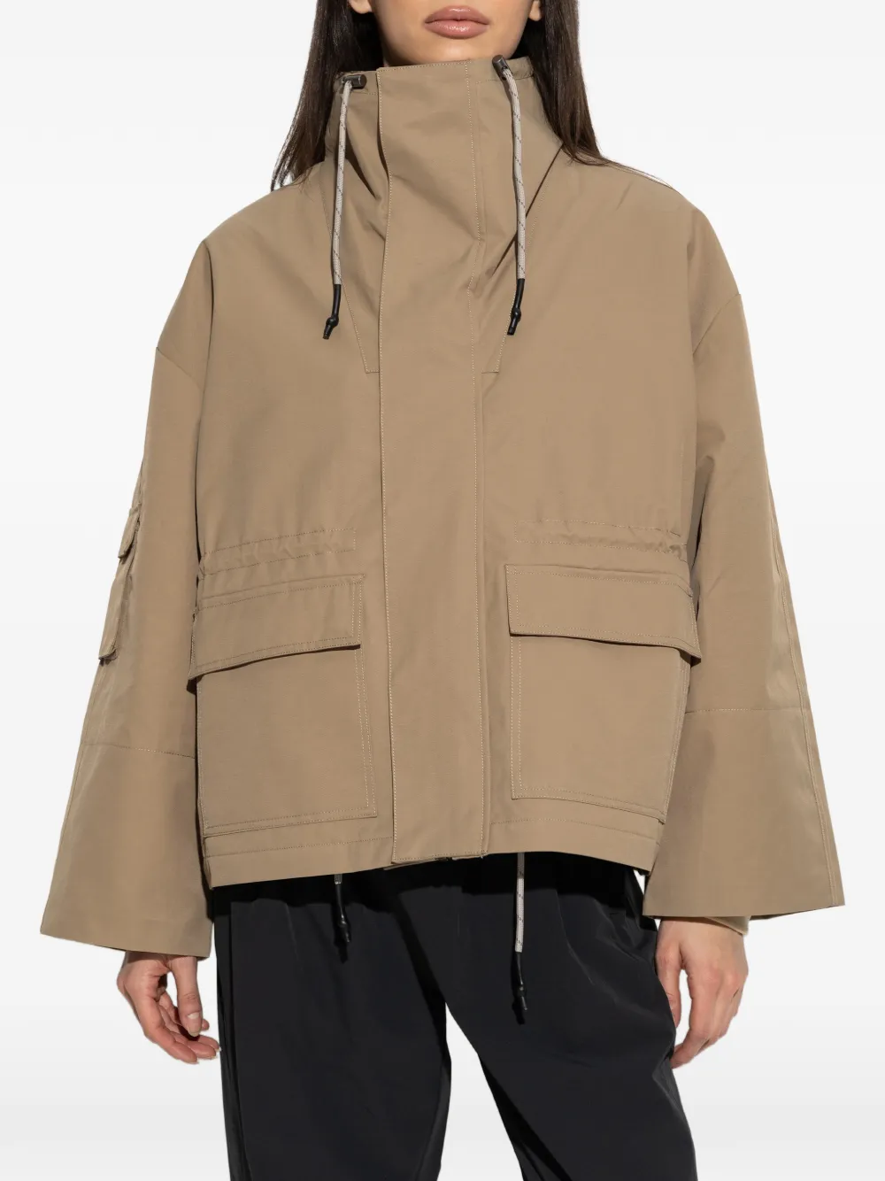  Rethinkit Studios Cloud Drawstring-fastening Jacket - Neutrals 