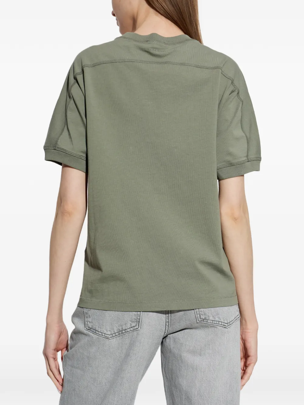 ANINE BING T-shirt met grafische print Groen