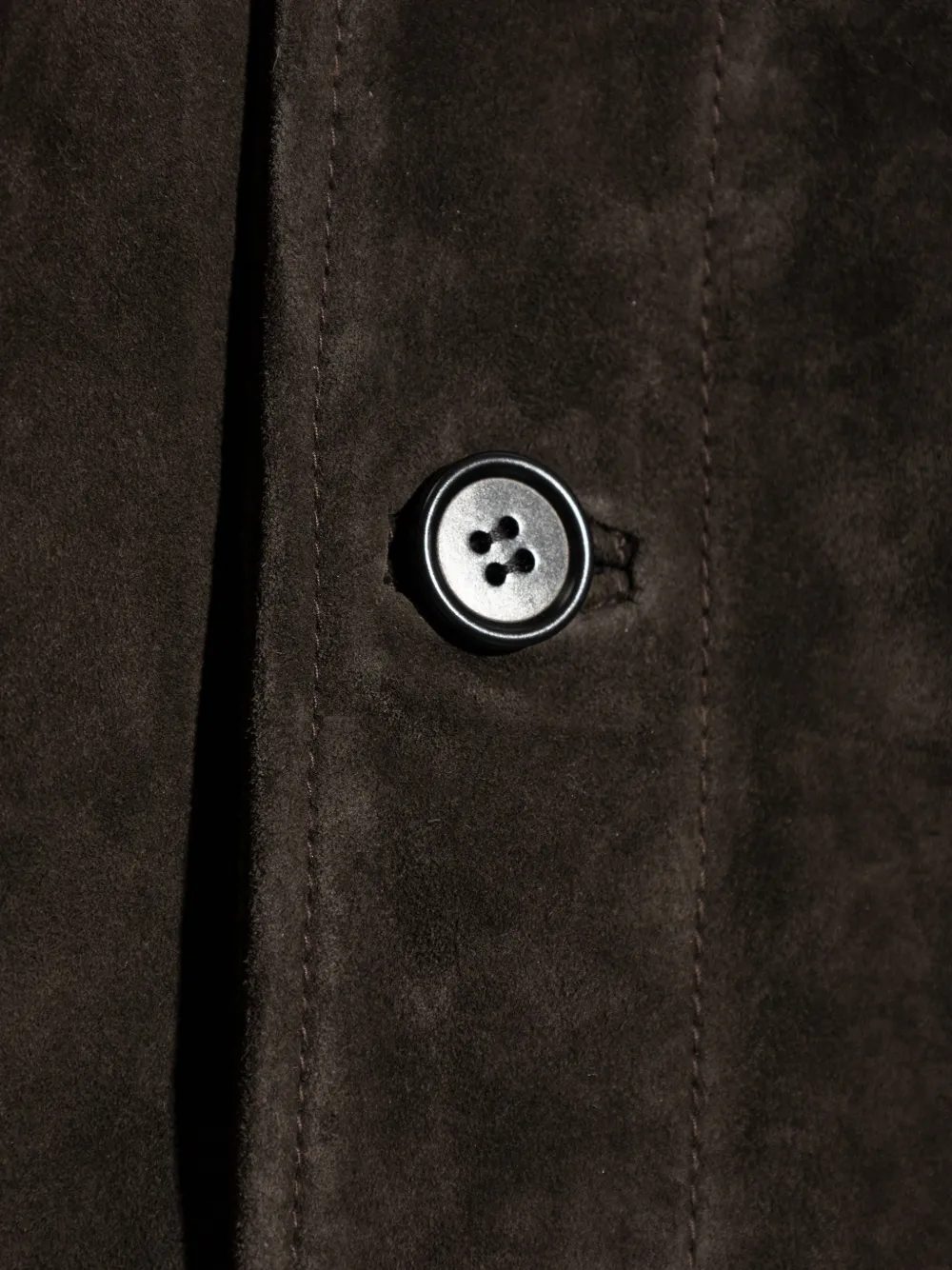 AllSaints Nates button-up jack Zwart