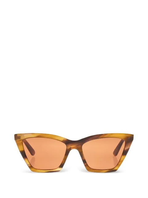Alexander McQueen geometric-frame sunglasses