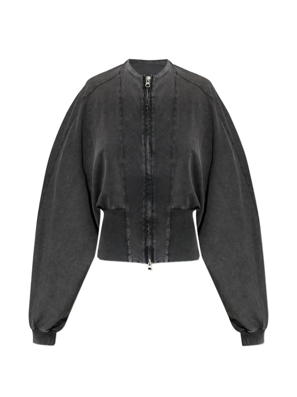 KNWLS zip ribbed jacket - Grey