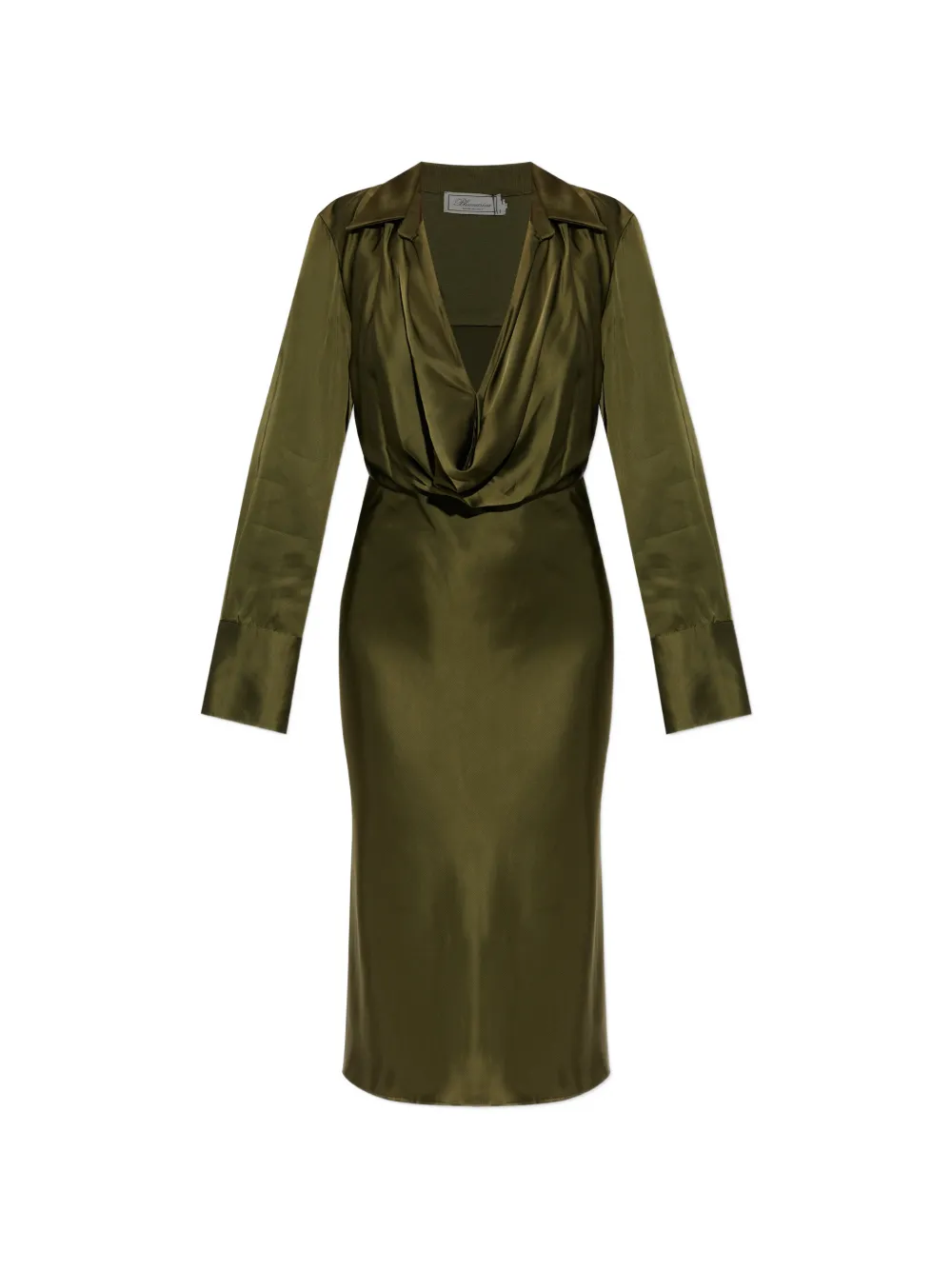 Blumarine satin dress - Verde