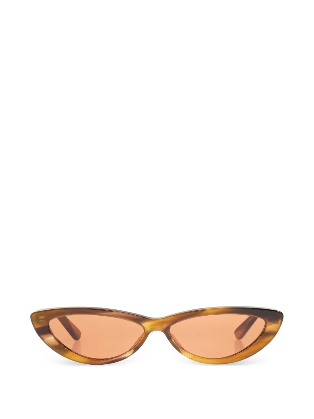 Alexander McQueen cat-eye sunglasses - Marrone
