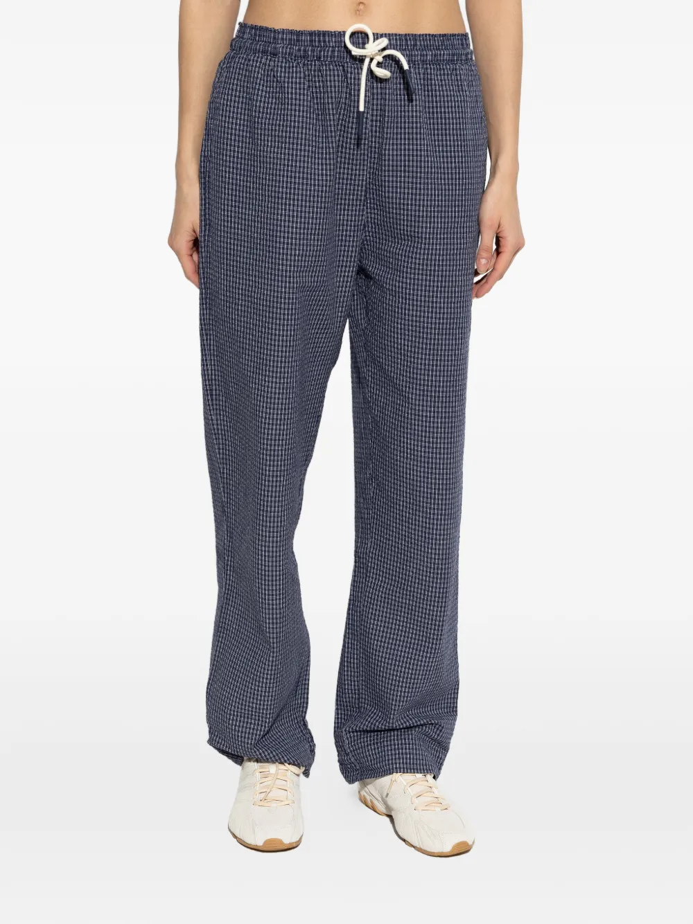  Rethinkit Studios Checked Trousers - Blue 