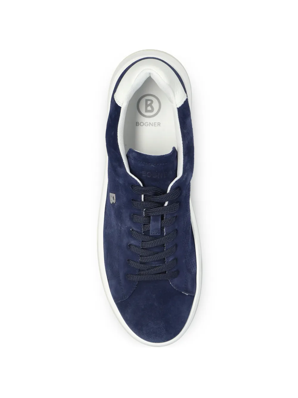 BOGNER Sneakers met logoplakkaat Blauw