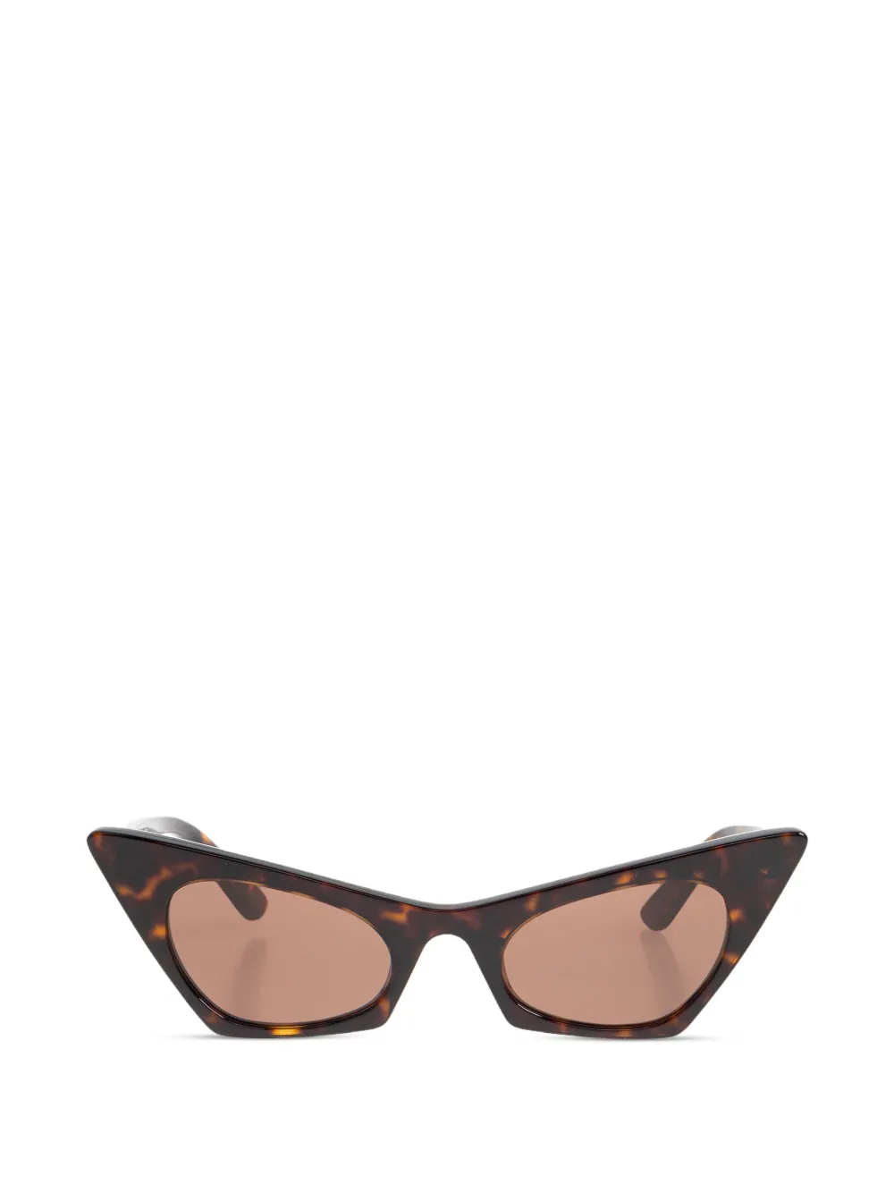 Alexander McQueen cat-eye sunglasses - Marrone