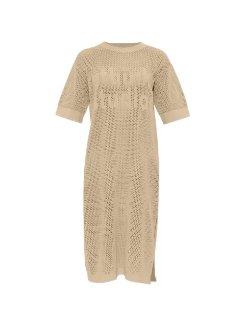 RETHINKIT STUDIOS logo-detail midi dress