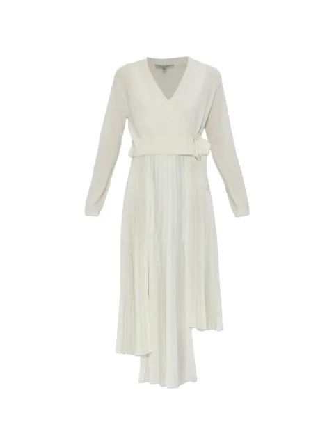 AllSaints Lucille pleated midi dress