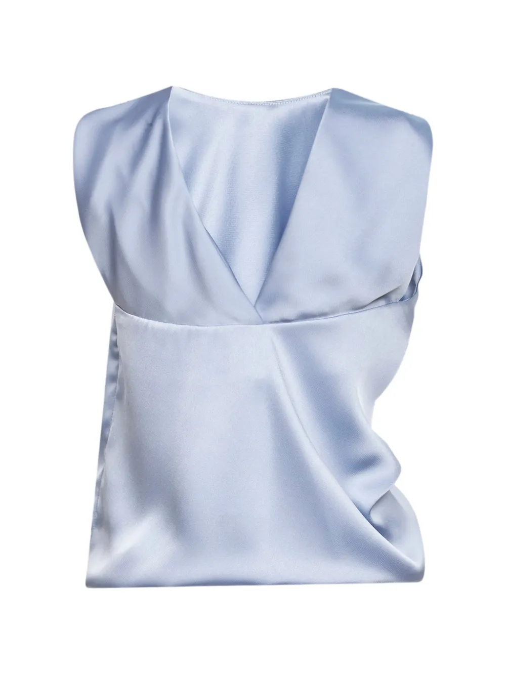 Blanca Vita Gedrapeerde top Blauw