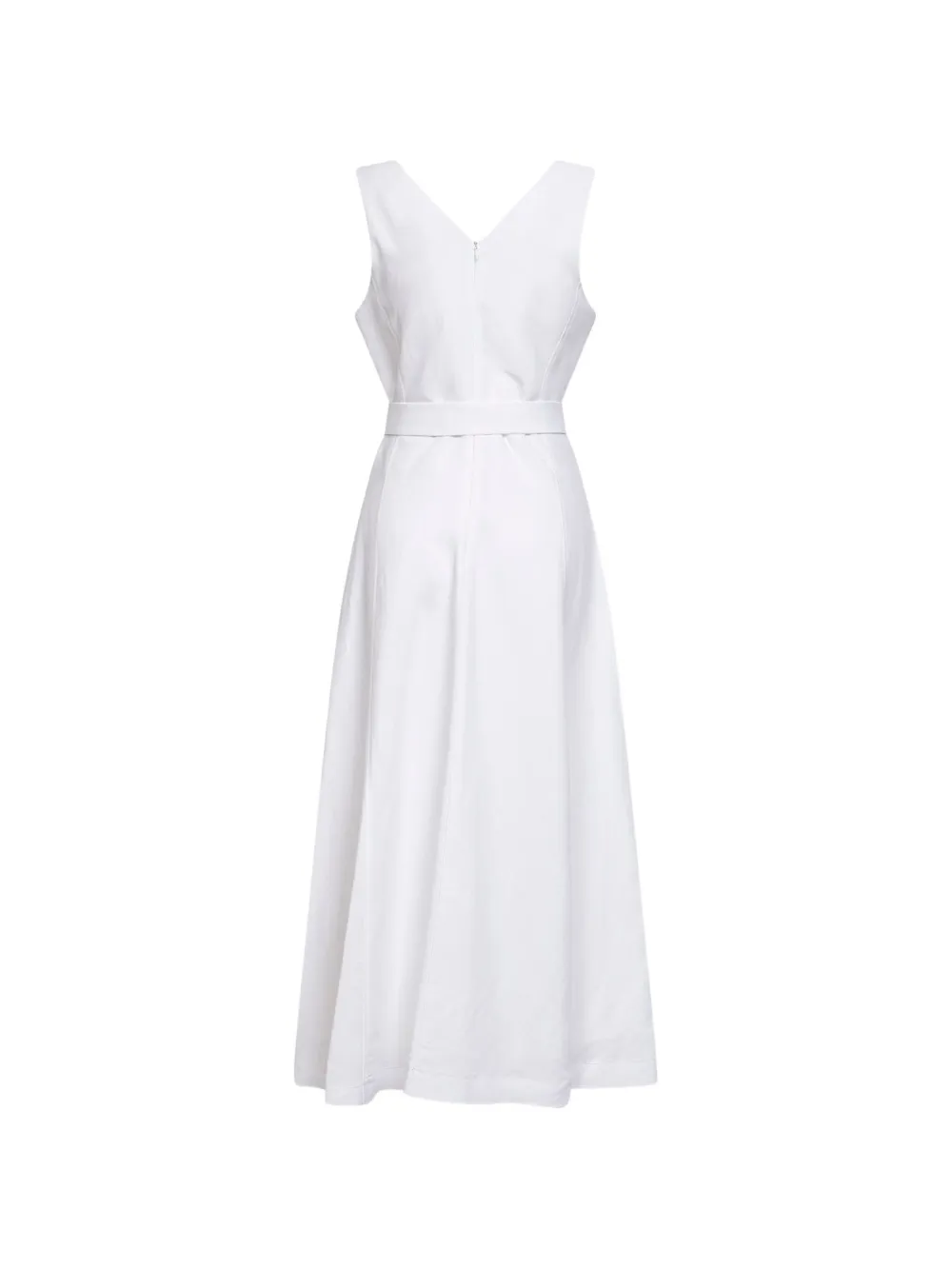 V-Neck Flared Dress