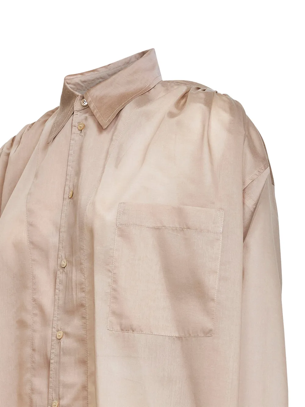 Buttoned Chest-Pocket Shirt