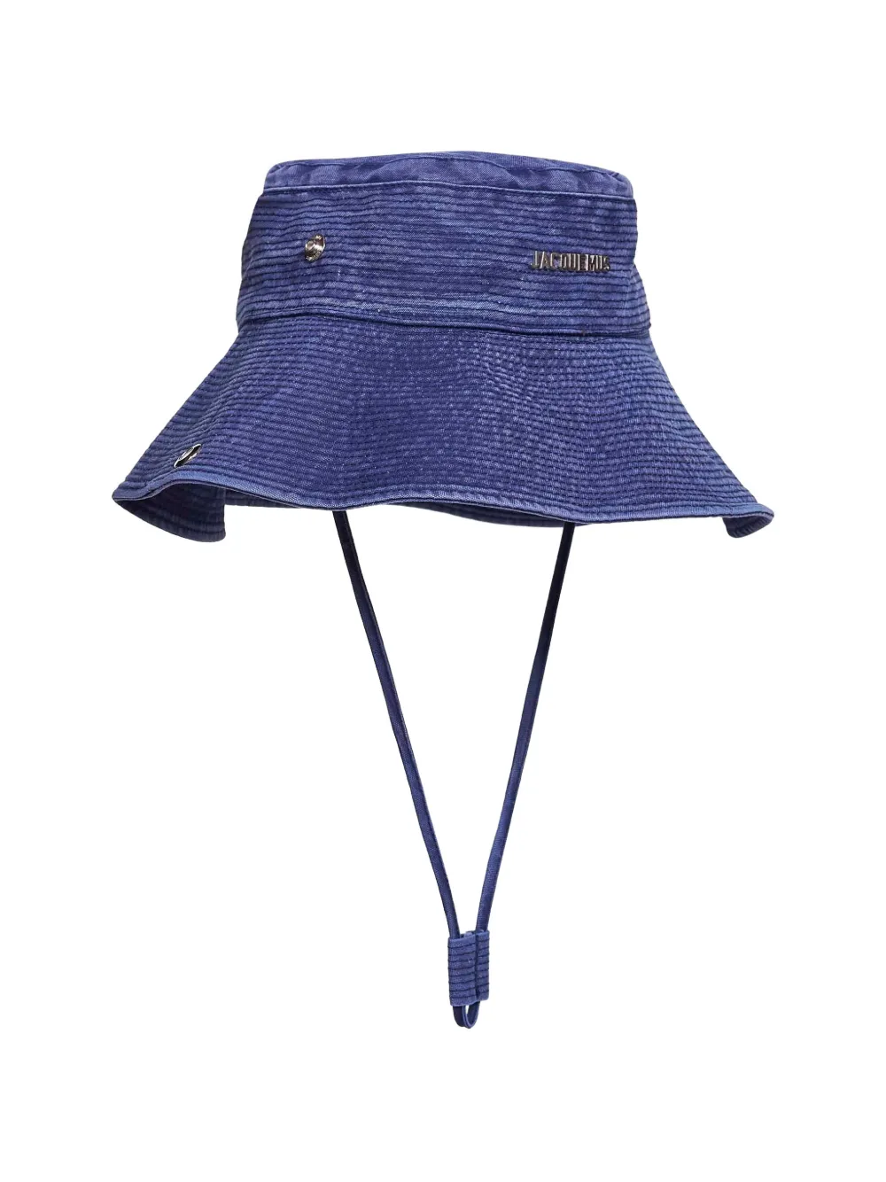  Jacquemus Grosgrain Denim Hat - Blue 