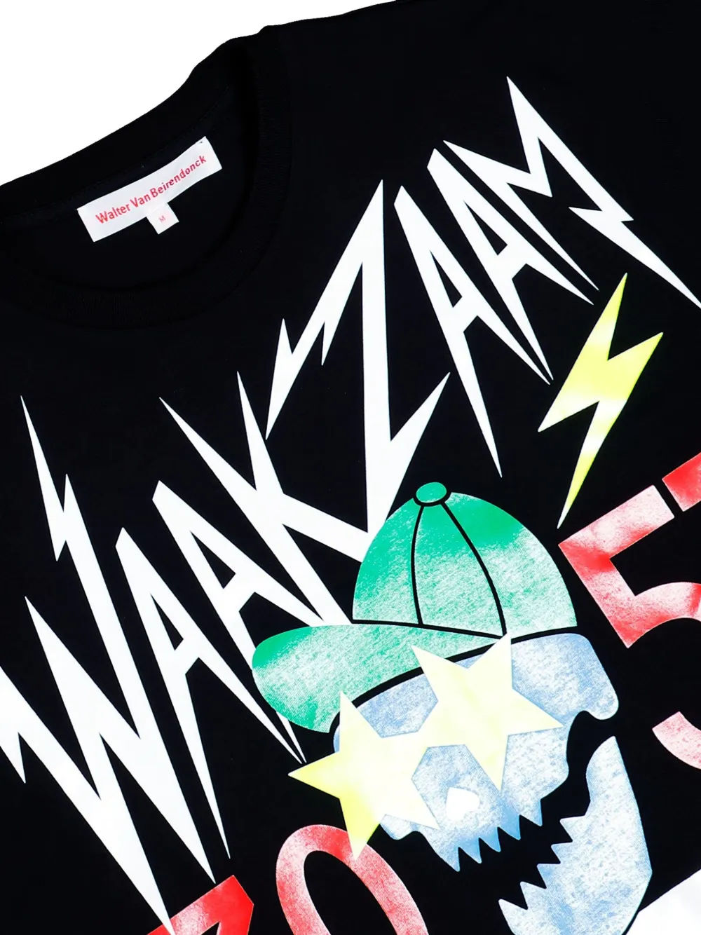 Walter Van Beirendonck Waakzaam front-print crew-neck T-shirt