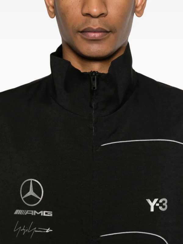 Y-3 x Mercedes-AMG Petronas F1 logo-detail Jacket | Black | FARFETCH