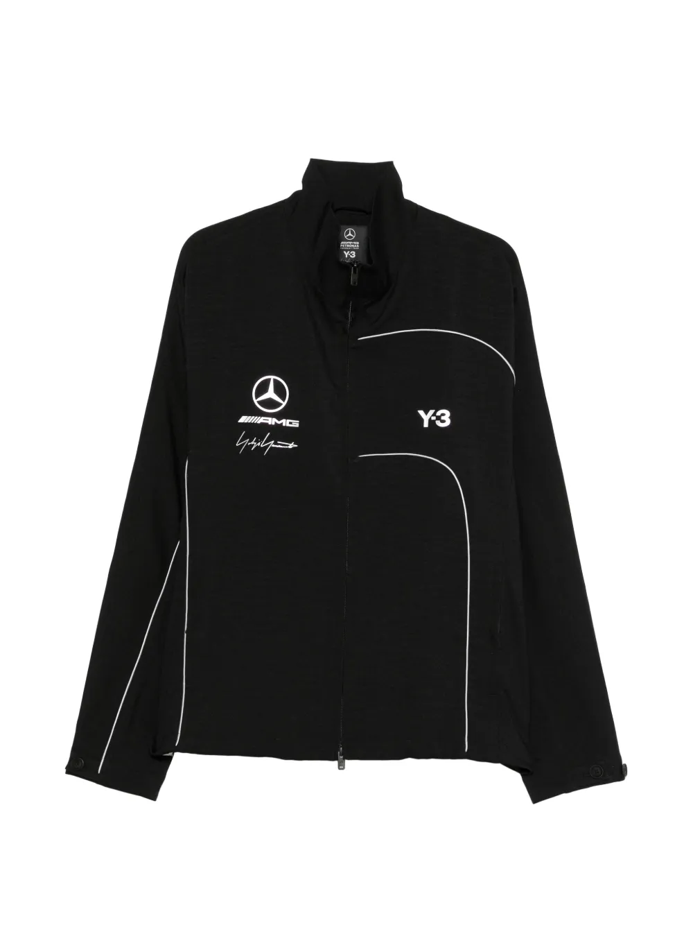 Y-3 x Mercedes-AMG Petronas F1 logo-detail jacket - Nero