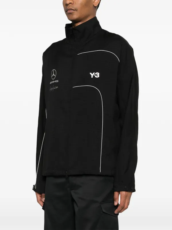 Y-3 x Mercedes-AMG Petronas F1 logo-detail Jacket | Black | FARFETCH