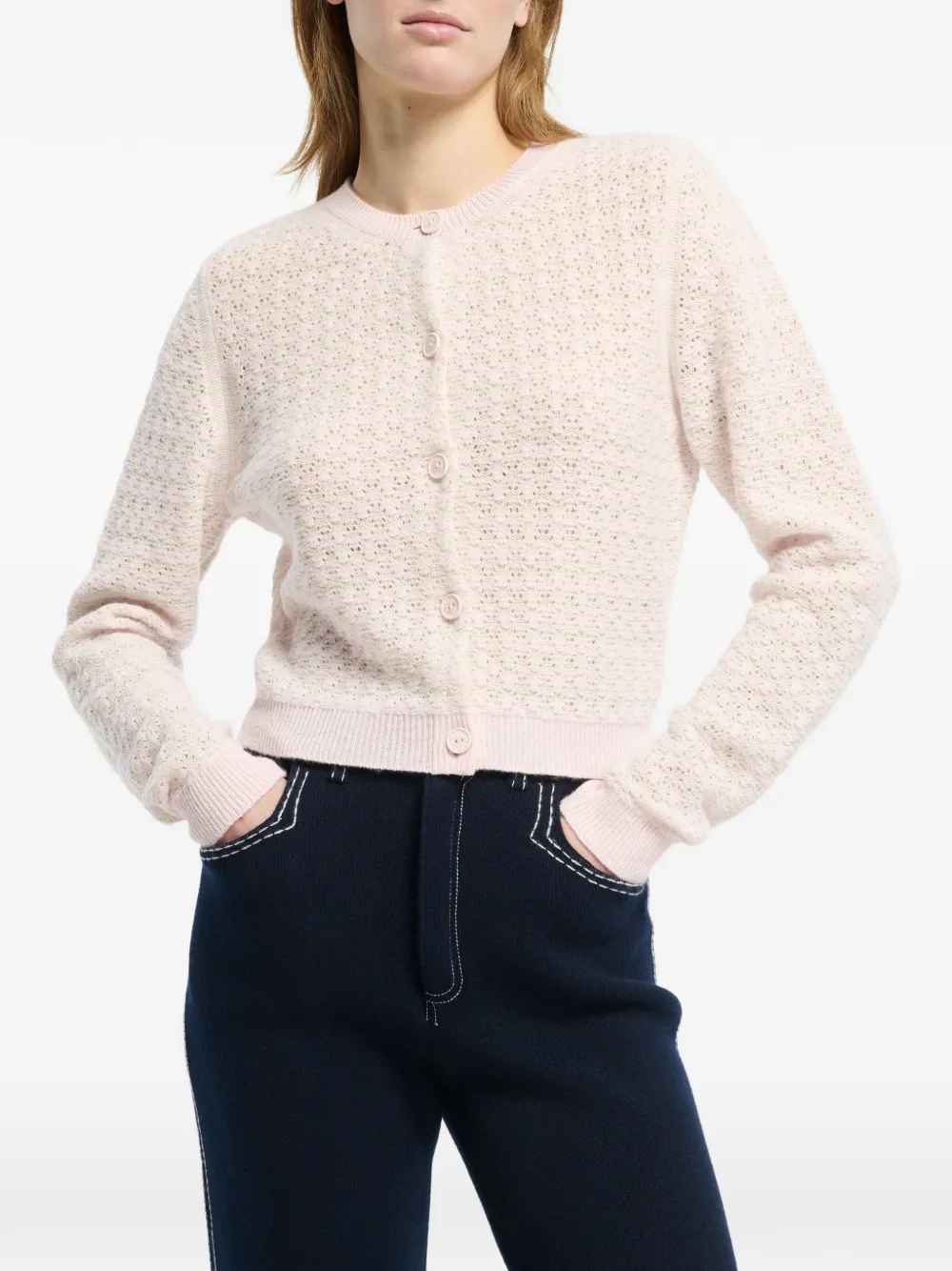 Barrie Kasjmier vest Roze