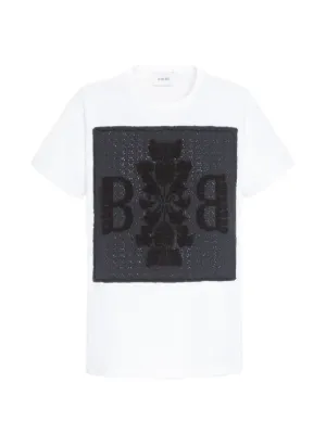 other - バリー BARRIE ニット ワッペン Tシャツ 半袖 カシミヤ S 黒 Page 2 | Barrie（バリー）トップス - FARFETCH