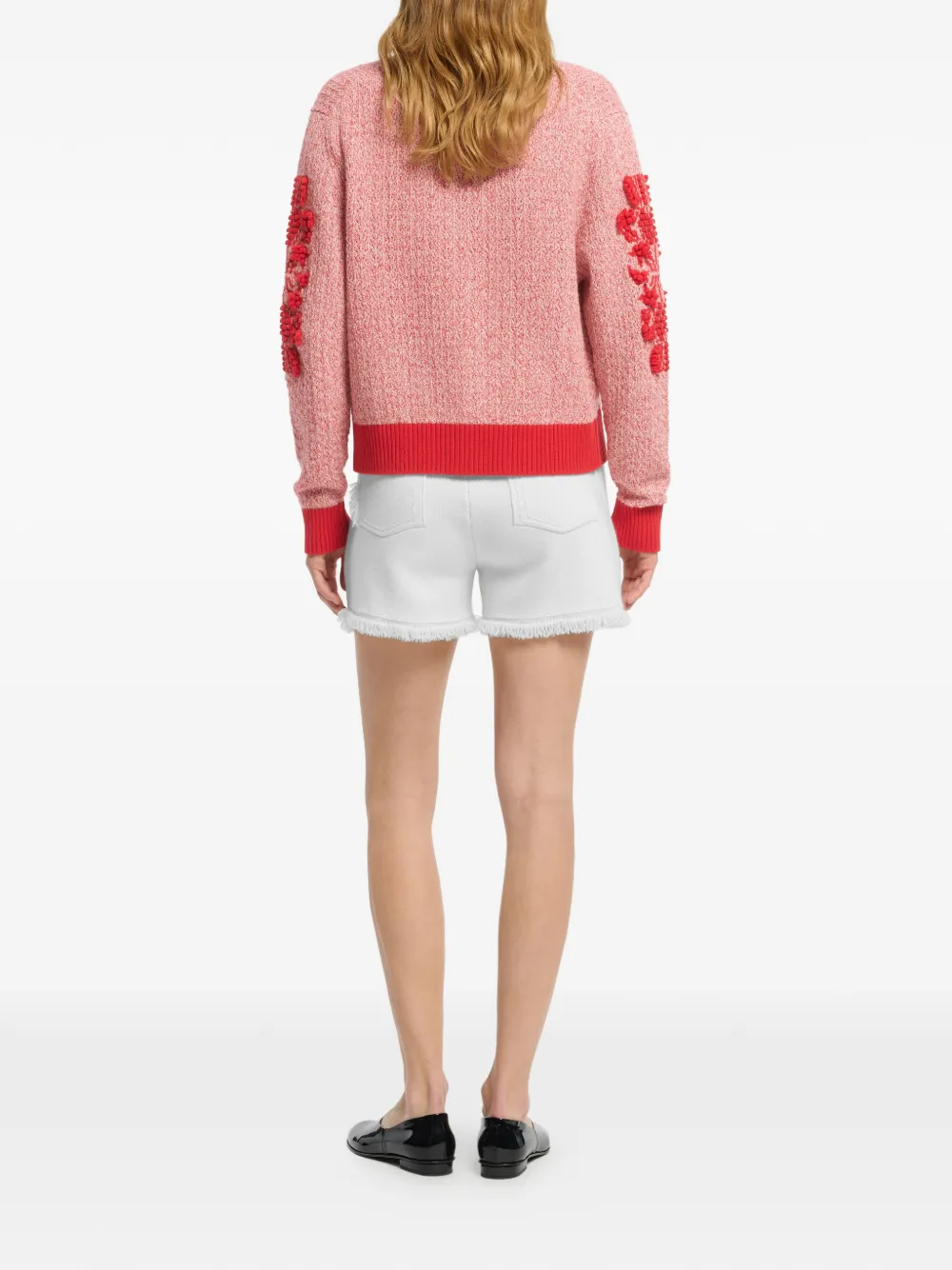 Barrie Kasjmier vest met logo Rood