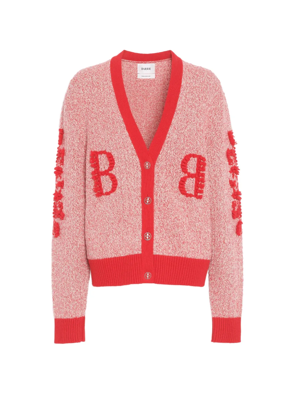 Barrie Cardigan con logo B - Rosso