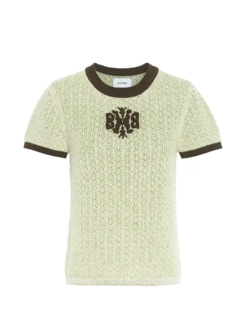 Barrie B-logo cashmere top