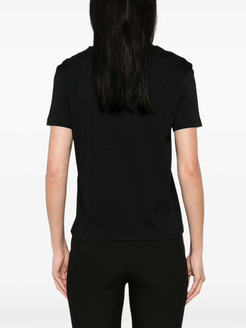 TWINSET T-shirt met kersenclip Zwart