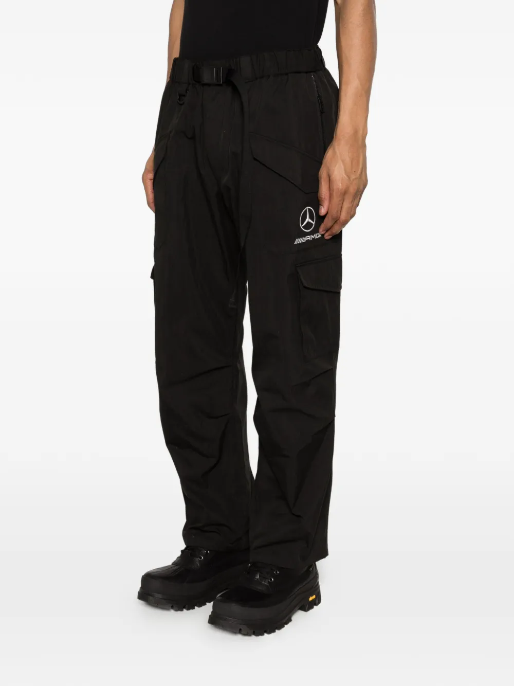 Y-3 x Mercedes-AMG Petronas F1 broek met zak Zwart