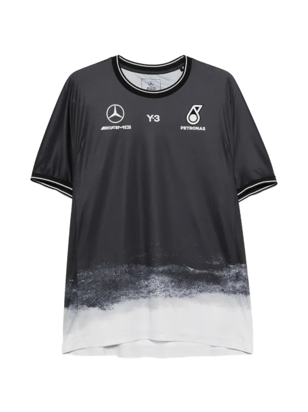 Y-3 Mercedes-AMG PETRONAS F1 Tシャツ Y-3 x Mercedes-AMG Petronas F1 Tシャツ | グレー | FARFETCH JP
