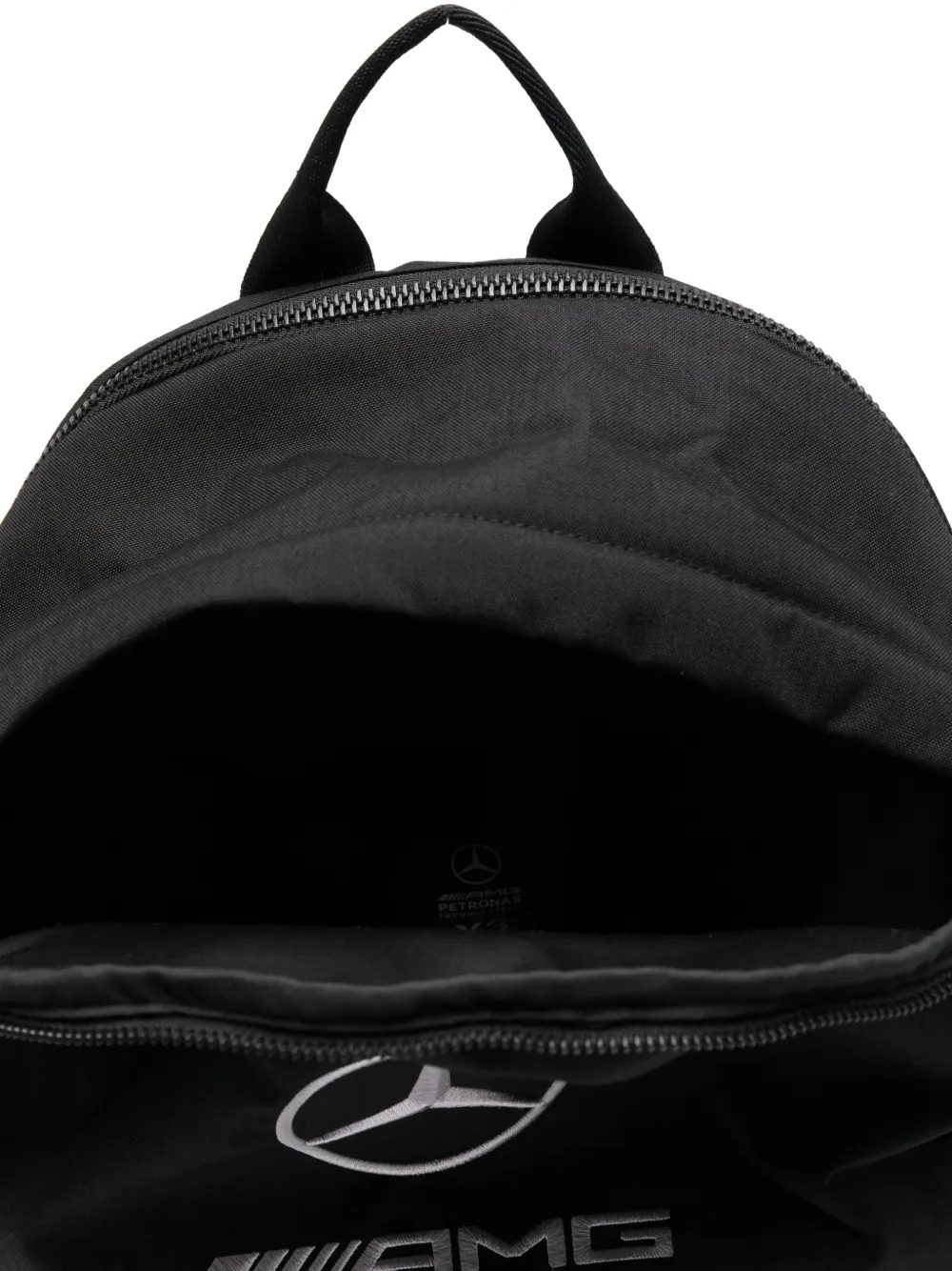 Y-3 x Mercedes-AMG Petronas F1 rugzak met geborduurd logo Zwart