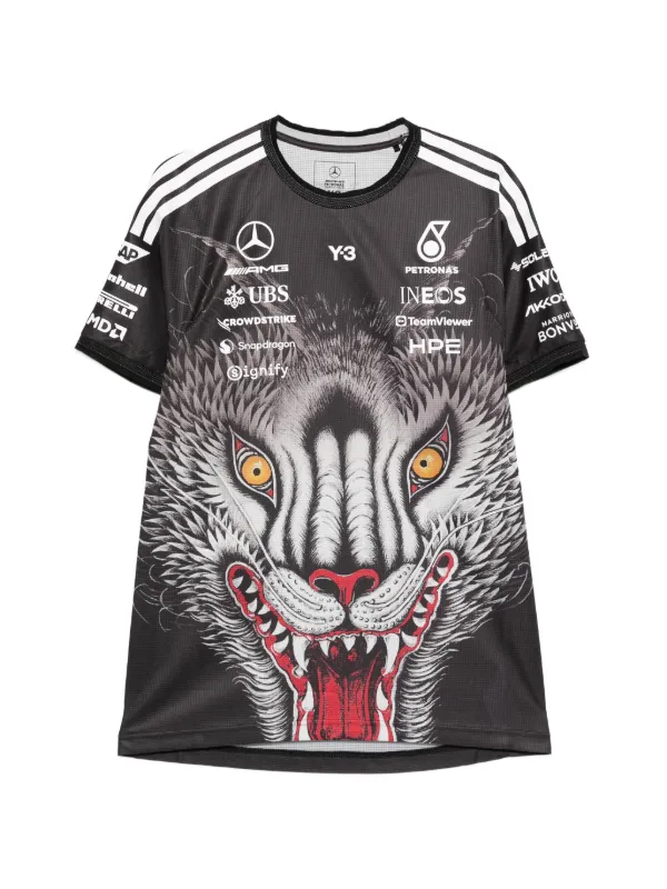 Y-3 x Mercedes-AMG Petronas F1 Tシャツ | ブラック | FARFETCH JP