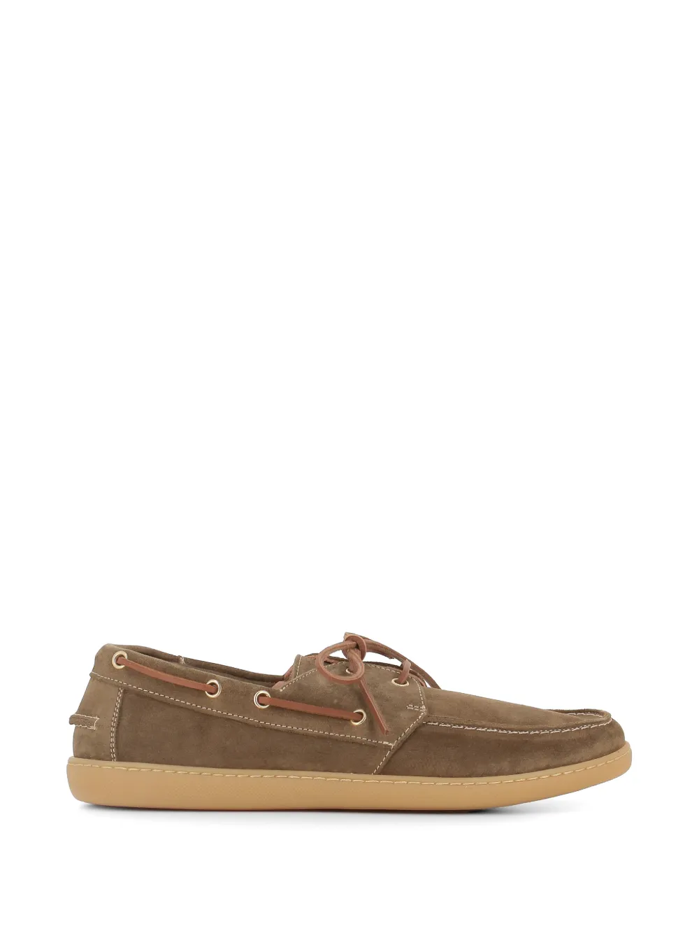 Astorflex Velaflex lace-up suede boat shoes - Braun