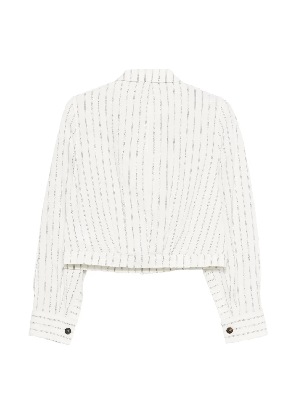 Low Classic Striped Jacket - White 